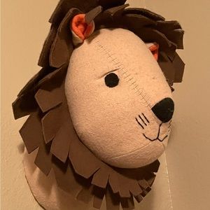 Safari Wall Mount Plush Animal Head Faux Animal Heads